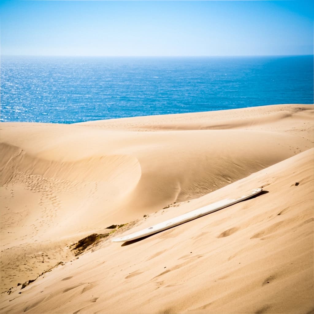 Sandboard dans les dunes 2